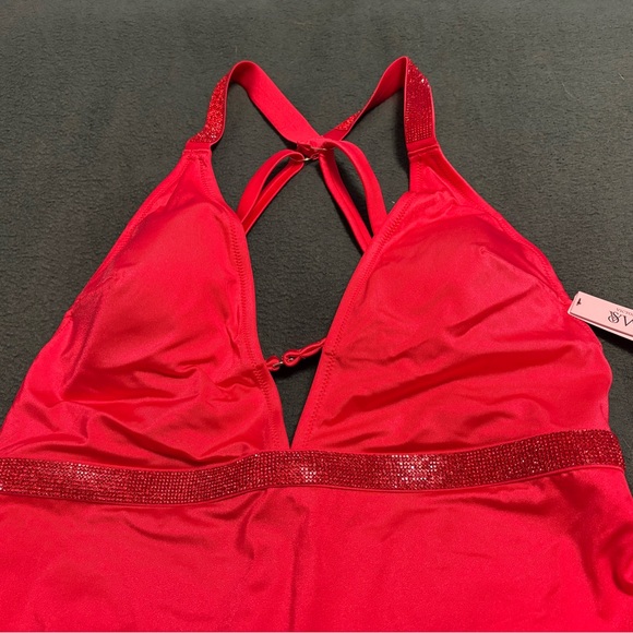 Victoria’s Secret Shine Strap Plunge One-Piece Swimsuit - Picture 2 of 12